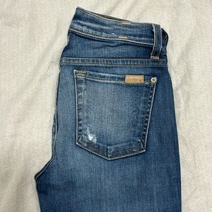 7 For All Mankind Distressed Skinny Jean